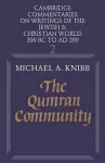 The Qumran Community cover