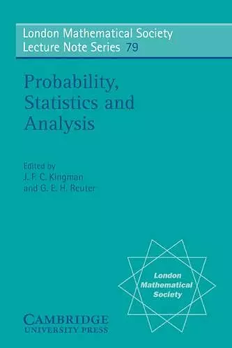 Probability, Statistics and Analysis cover