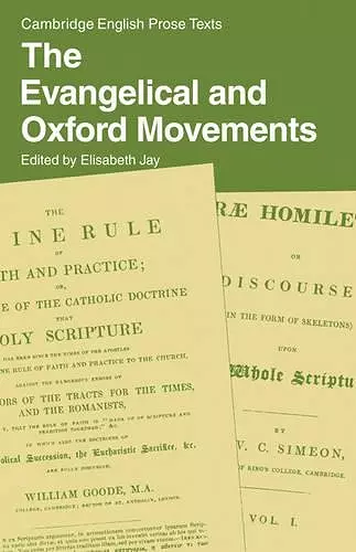 The Evangelical and Oxford Movements cover