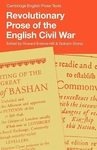 Revolutionary Prose of the English Civil War cover