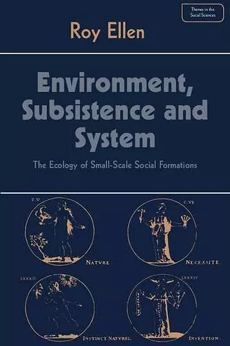 Environment, Subsistence and System cover