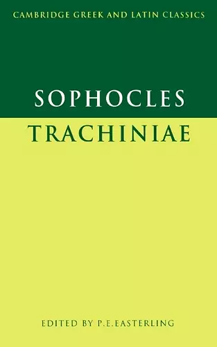 Sophocles: Trachiniae cover