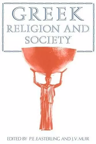 Greek Religion and Society cover