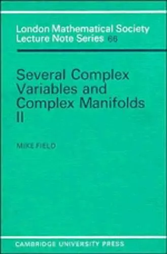 Several Complex Variables and Complex Manifolds II cover