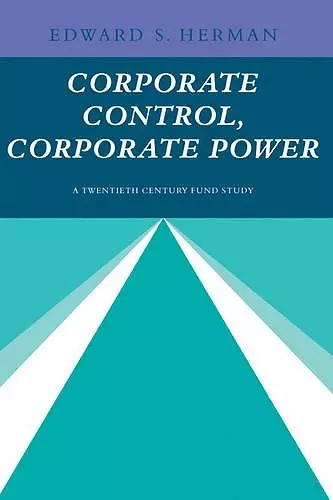 Corporate Control, Corporate Power cover