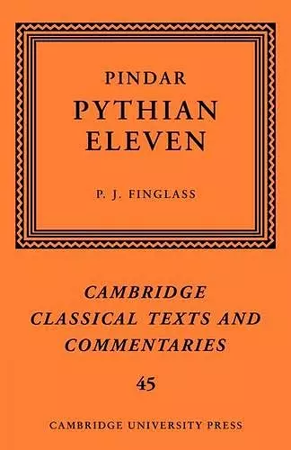 Pindar: 'Pythian Eleven' cover