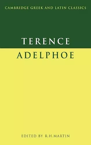 Terence: Adelphoe cover