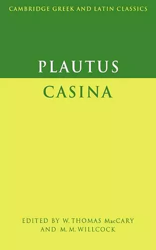 Plautus: Casina cover