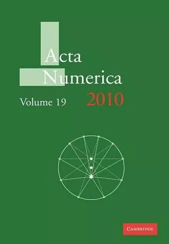 Acta Numerica 2010: Volume 19 cover