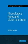 Phonological Rules and Dialect Variation cover