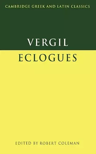 Virgil: Eclogues cover
