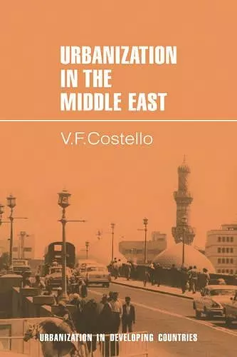 Urbanization in the Middle East cover