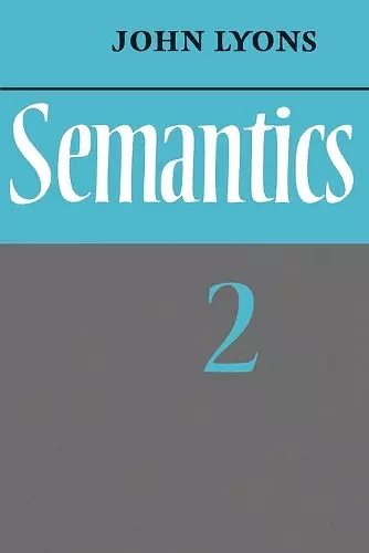 Semantics: Volume 2 cover