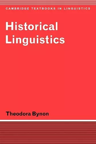 Historical Linguistics cover