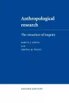 Anthropological Research cover