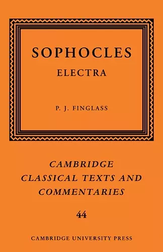 Sophocles: Electra cover