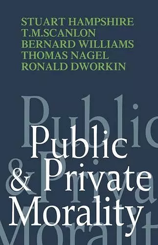 Public and Private Morality cover