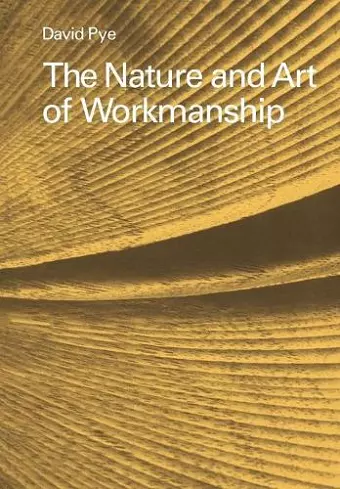 The Nature and Art of Workmanship cover