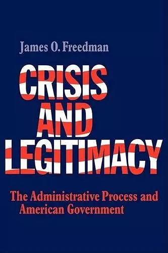 Crisis and Legitimacy cover