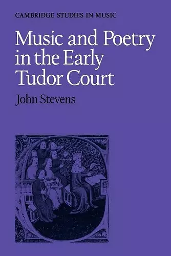 Music and Poetry in the Early Tudor Court cover