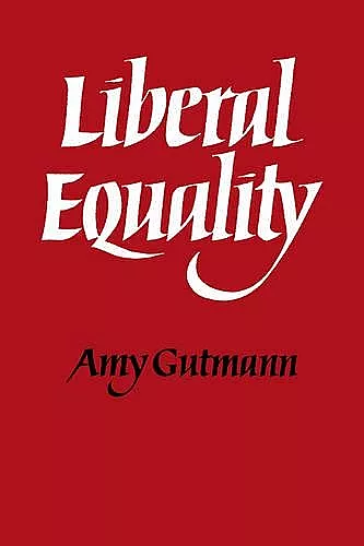 Liberal Equality cover