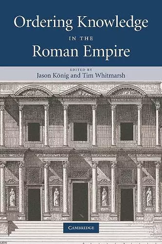 Ordering Knowledge in the Roman Empire cover