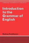 Introduction to the Grammar of English cover