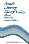 French Literary Theory Today cover