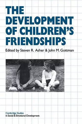 The Development of Children's Friendships cover