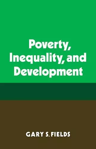 Poverty, Inequality, and Development cover