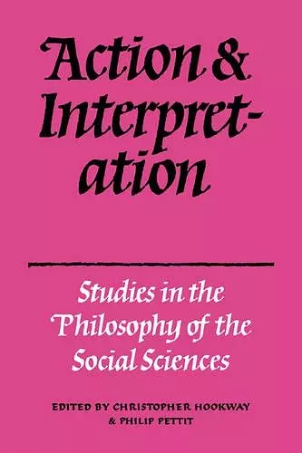 Action and Interpretation cover