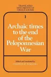 Archaic Times to the End of the Peloponnesian War cover