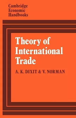 Theory of International Trade cover