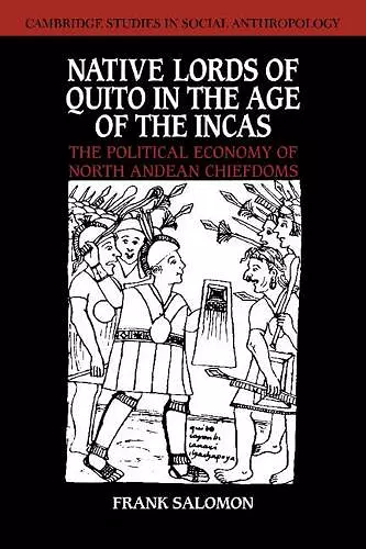 Native Lords of Quito in the Age of the Incas cover