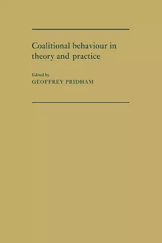 Coalitional Behaviour in Theory and Practice cover