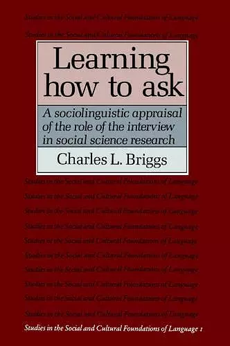 Learning How to Ask cover