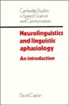 Neurolinguistics and Linguistic Aphasiology cover