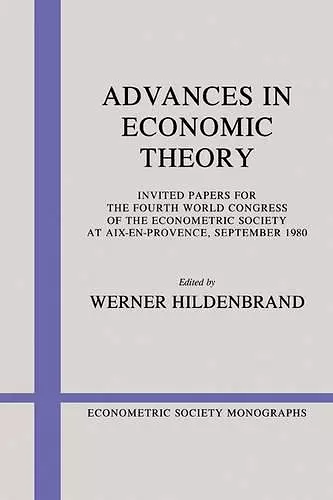 Advances in Economic Theory cover