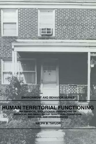 Human Territorial Functioning cover