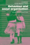 Behaviour and Social Organisation cover