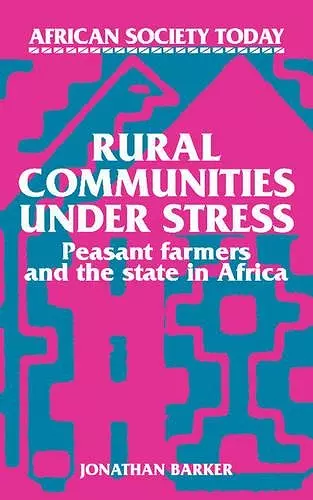 Rural Communities under Stress cover