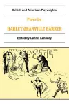 Plays by Harley Granville Barker cover