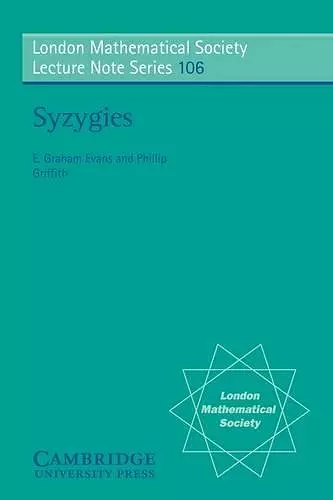 Syzygies cover