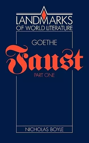 Goethe: Faust Part One cover