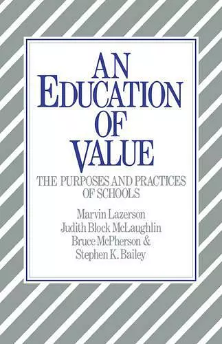 An Education of Value cover