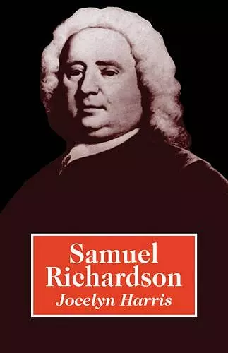 Samuel Richardson cover