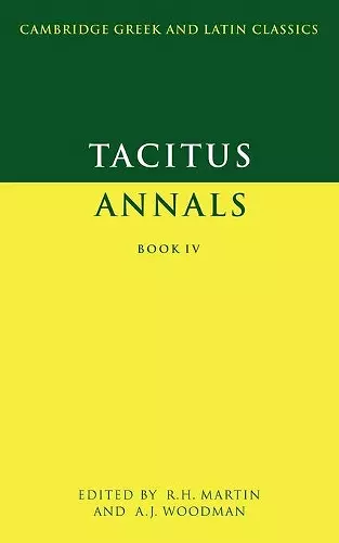 Tacitus: Annals Book IV cover