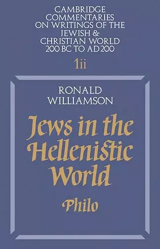 Jews in the Hellenistic World: Volume 1, Part 2 cover