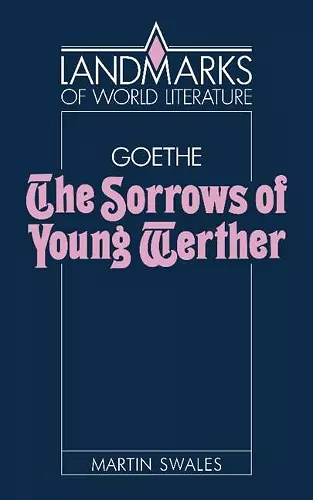 Goethe: The Sorrows of Young Werther cover