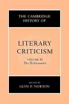 The Cambridge History of Literary Criticism: Volume 3, The Renaissance cover